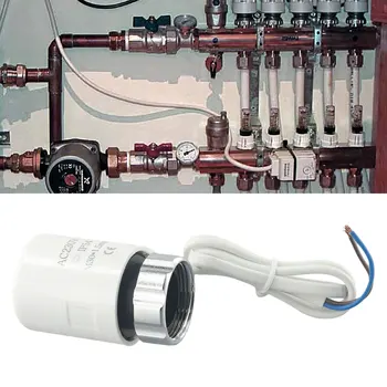1шт Электротермический привод переменного тока 230 В Резьба M30x1,5 мм Подходит для различных систем радиаторов напольного отопления Инструменты для обустройства дома