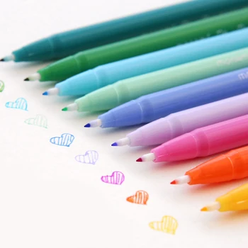 Корейские канцелярские принадлежности Fiber water pen color M 3000 Plus, ручки для рисования, художественные маркеры