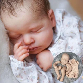 19-Дюймовый Комплект LouLou Reborn Baby Doll Kit Виниловые Детские Формы Пустой Неокрашенный Комплект В Разобранном Виде Ручной Работы Reborn Baby Blank Kit
