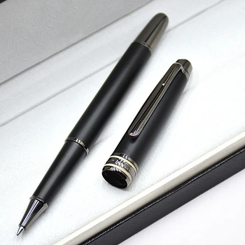Высококачественная Ручка-Роллер MB Matte Black 163 Metal Шариковая Ручка-Офисная Школьная Авторучка Для Письма С Серийным Номером Monte