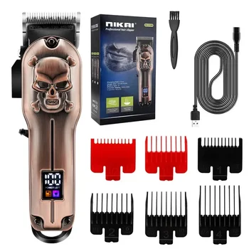 Новая Электрическая машинка для стрижки волос NK-2706, Триммер для мужчин, Профессиональная Бритва для бороды, машинка для стрижки волос на лице
