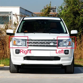 Колпачки автоматического освещения для Land Rover Freelander 2 2007-2012, крышка фары автомобиля, абажур, Стеклянная линза лампы, правый