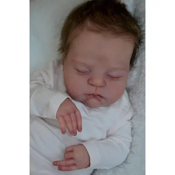 19-дюймовая мягкая кукла Remi-Ashton для новорожденных, реалистичная мягкая на ощупь кукла-Реборн, многослойная роспись