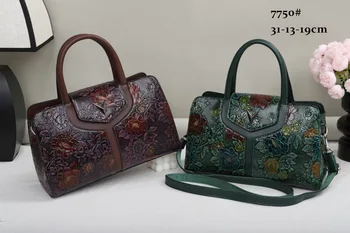 Женская сумка Нового кожаного дизайна в нише, модная сумка через плечо с одним плечом, текстурированная маленькая квадратная сумка