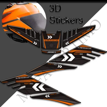 Мотоциклетные 3D наклейки, отличительные знаки, Мазутная защита для колен, накладка для бака, боковые захваты, газ для 390 Adventure