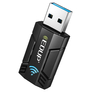 Новый EDUP 1300M USB3.0 Беспроводная Сетевая Карта Wifi Адаптер 2,4 G и 5G Двухдиапазонный Адаптер Стабильного Сигнала Для Настольного ПК Ноутбука