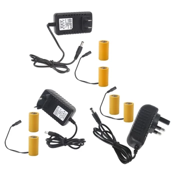 Преобразователь Питания 110V 220V LR14 C Батарейные Отсекатели Заменяют 2шт Батареек 1.5V C для Дистанционного Светодиодного Освещения Электронной Игрушки