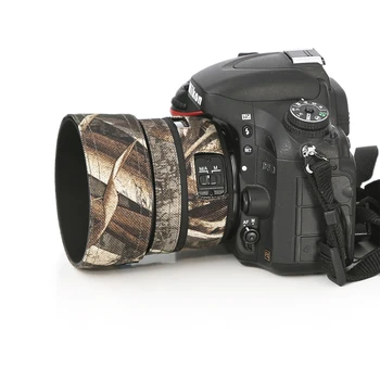 Чехол для объектива ROLANPRO, камуфляжное пальто, дождевик для объектива Nikon AF-S 50mm F / 1.4 G, защитный рукав, чехол для оружия, одежда
