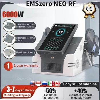 EMSZERO Neo RF Nova Hi-emt Для увеличения мышц Электромагнитная стимуляция HIEMT для похудения EMSzero для похудения 6000 Вт