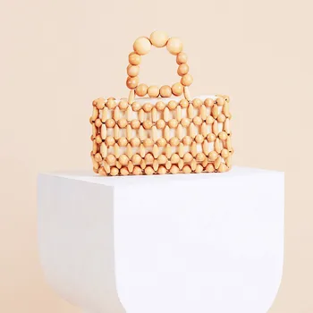 Дизайнерские женские сумки из бамбука, сумки-мессенджеры, высококачественная женская сумка-клатч, модная женская маленькая пляжная сумка с верхней ручкой, новинка