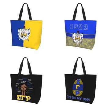 Пляжные сумки Sigma SGR Gamma Rho, Дорожная сумка, кухонные сумки для продуктов, сумка для покупок, женская складная сумка-книжка