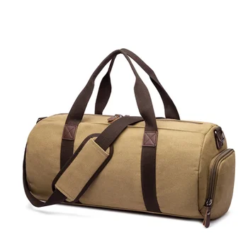 Классическая уличная дорожная сумка в стиле ретро, сумка через плечо, высококачественная холщовая сумка, новая модная сумка-мессенджер большой емкости + сумка для обуви